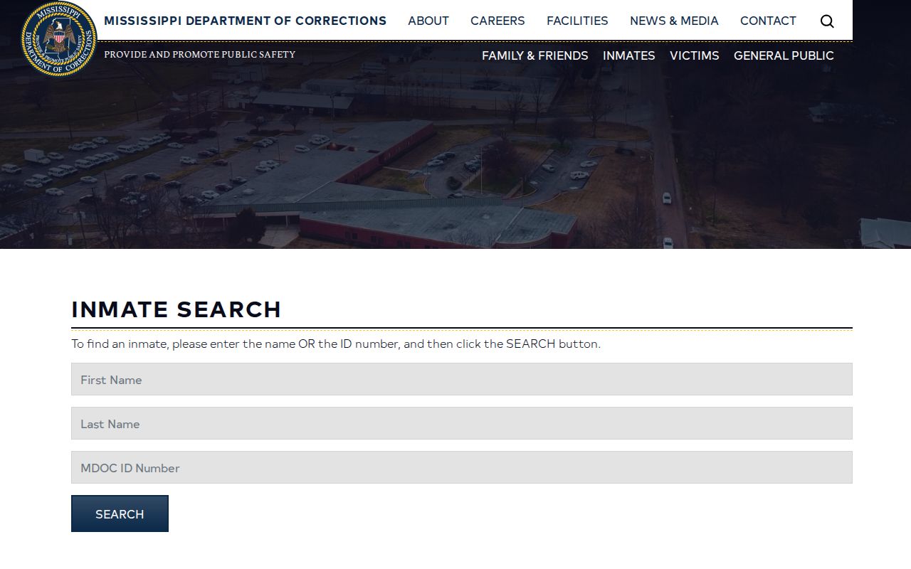 MDOC offender search for DeSoto County released inmates